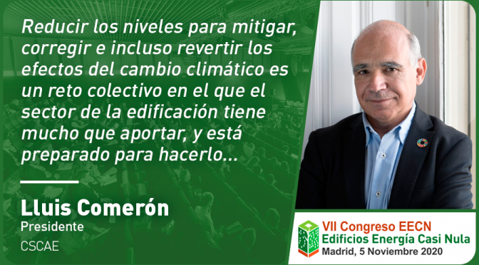 Entrevista a Lluis Comerón del Consejo Superior de los Colegios de Arquitectos de España